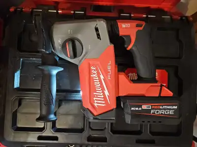 Milwaukee M18 FUEL 1" SDS-Plus Rotary hammer + New 8.0 Forge, View more