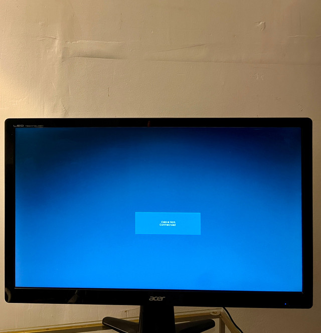 Acer Full HD G6 22” Monitor (includes various cables) [10/10] in Monitors in Mississauga / Peel Region - Image 4