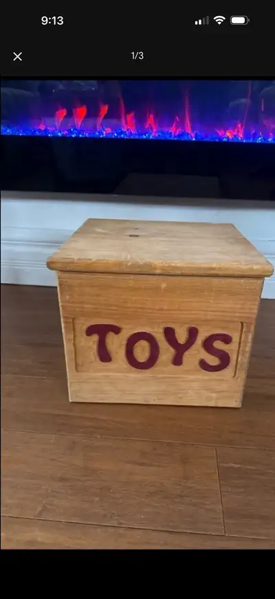 VINTAGE SOLID PINE BOX, View more