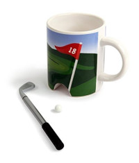 NEW IN BOX FineLife Products Golf Mug & Pen Set