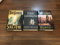 Terry Goodkind Sword of Truth HARDCOVER # 5-7. Like new.