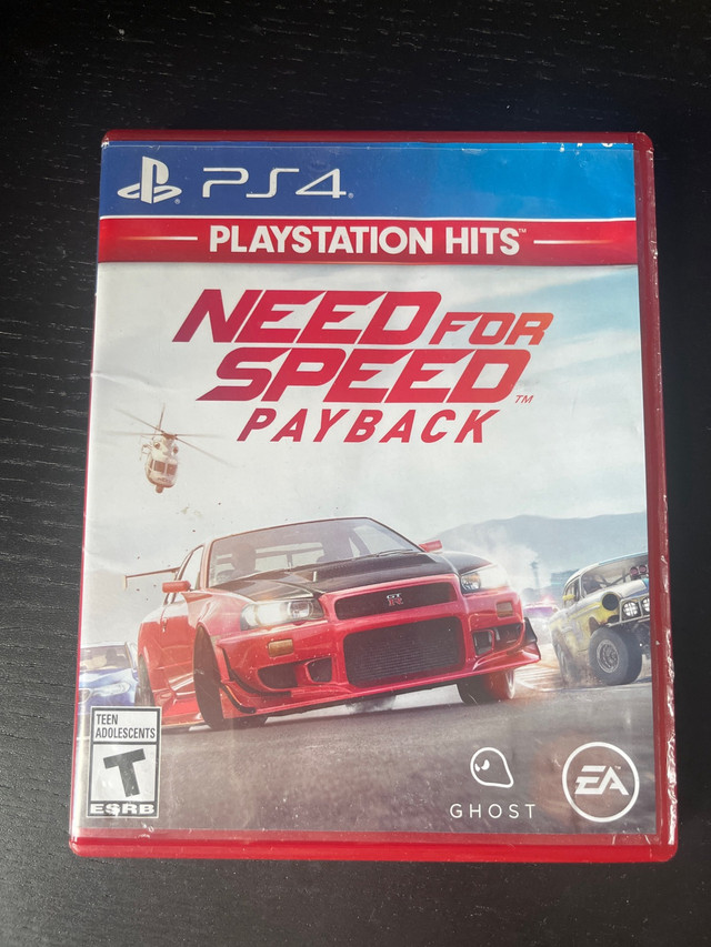 Need for speed payback ps4 in Sony Playstation 4 in Gatineau