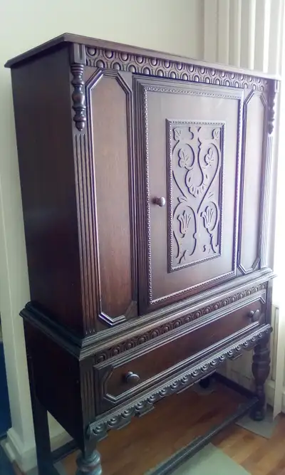 Antique dining cabinet, View more