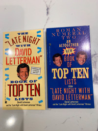 David Letterman - Book of Top Ten Lists - Set of 2