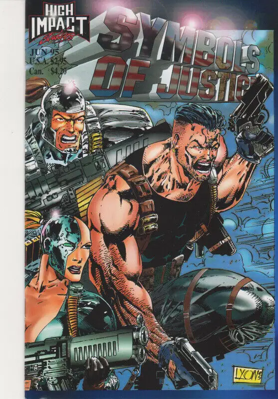 High Impact Comics - Symbols of Justice - 1995 one-shot. in Comics & Graphic Novels in Oshawa / Durham Region - Image 2