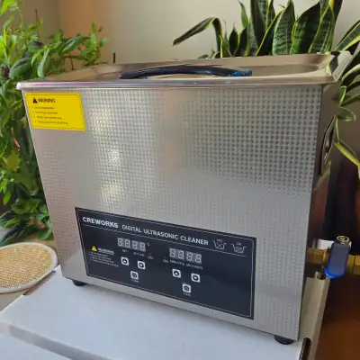 CREWORKS Nettoyeur à ultrasons 6 L avec chauffage et minuterie,, View more