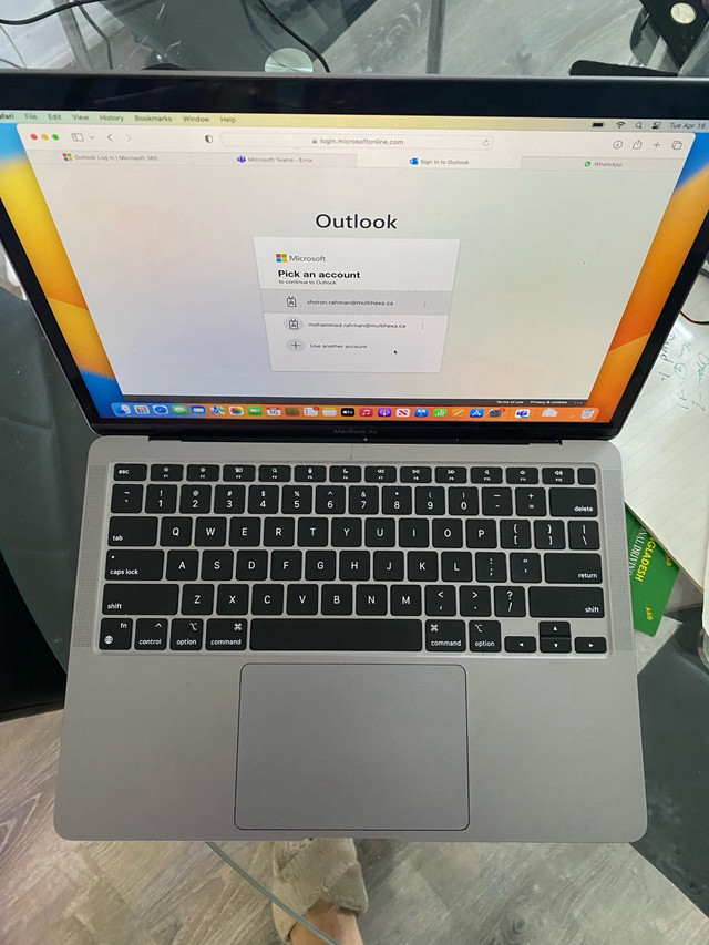 Apple MacBook Air with M1 chip - Space Grey in Laptops in City of Toronto - Image 3