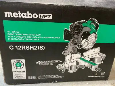 Metabo 12” Compound Sliding Mitre Saw, View more