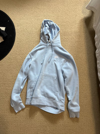 baby blue Nike hoodie, small 