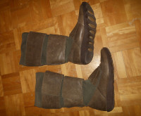 Leather spring Boots