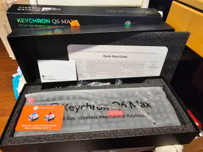 Keychron Q6 Max Wireless Mechanical Keyboard, View more