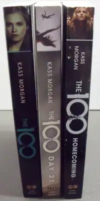 3 SOFTCOVER BOOKS BY KASS MORGAN (THE 100)