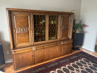 Solid Oak Cabinet from Germany