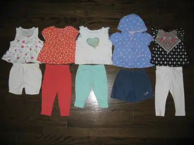 girl 6-12m summer clothes lot, View more