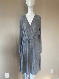 Joe Fresh Grey Ribbed Dress - Medium - NWT