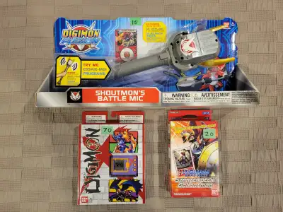 Digimon Cards and Collectables New in Box, View more