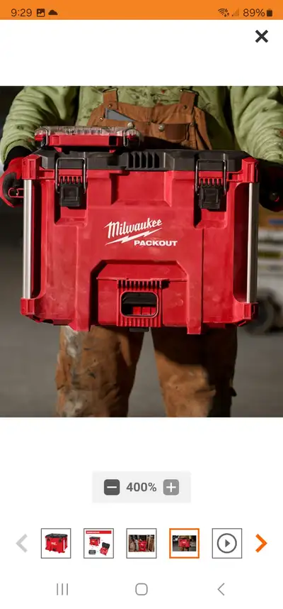 Milwaukee Tool Packout 22 in. XL Tool BoxModel # 48-22-8429, View more