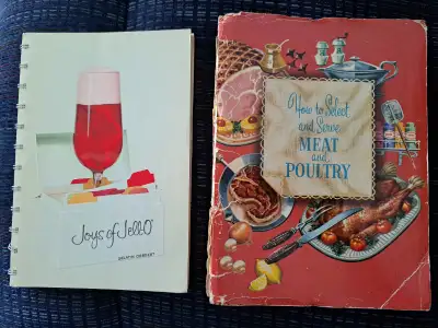 Cook Books - Joys of Jell-O & Meat and Poultry PRICE REDUCED, View more