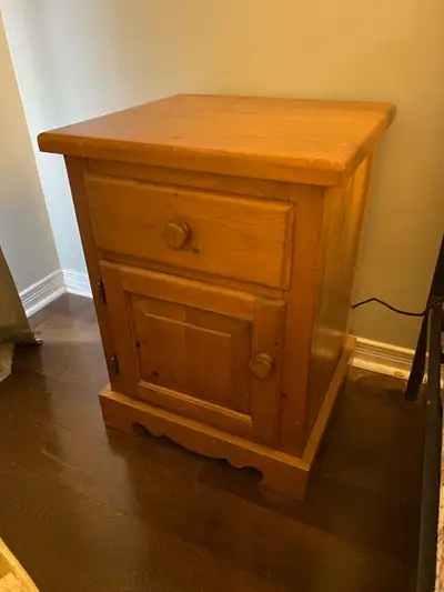Wooden Bedside Table, View more