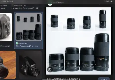 ISO: Contax 645 lenses (Wanted), View more