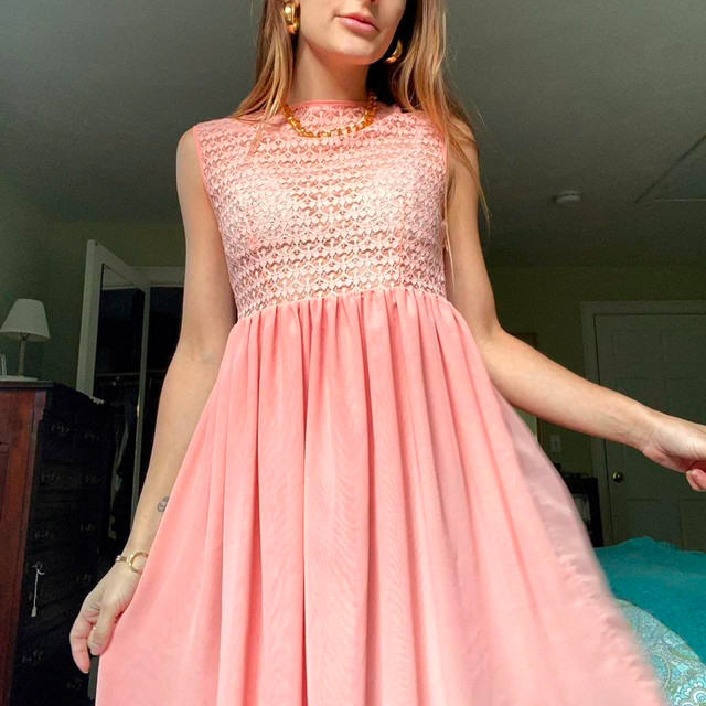 pink dress with lace in Women's - Dresses & Skirts in Stratford