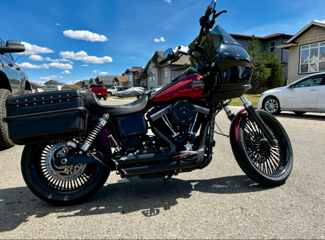 2013 Harley Davidson Street Bob Dyna FXDB 96” in Street, Cruisers & Choppers in Red Deer - Image 2