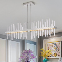 chandelier above the dining table ON SALE $399.99// 416-850-3771