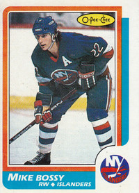 1986-87 OPC # 90 MIKE BOSSY