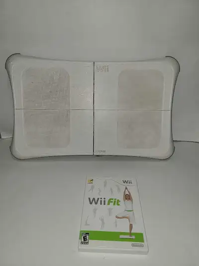 Wii fitness board and wii fitness game! , View more