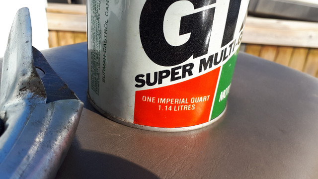 CASTROL GTX 1 IMPERIAL QUART OIL CAN - FULL in Other in Strathcona County - Image 2