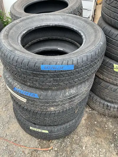 I'm selling a set of four used 225/65/16 tires that would be great to get you rolling. These tires a...