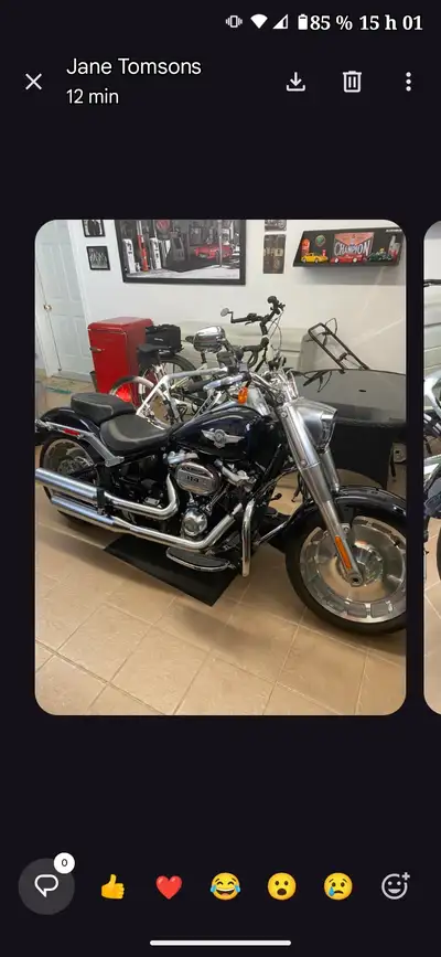 Beau Harley Davidson Fatboy 2019 1870 en excellent condition pneus neufs frein neuf huile changer pr...