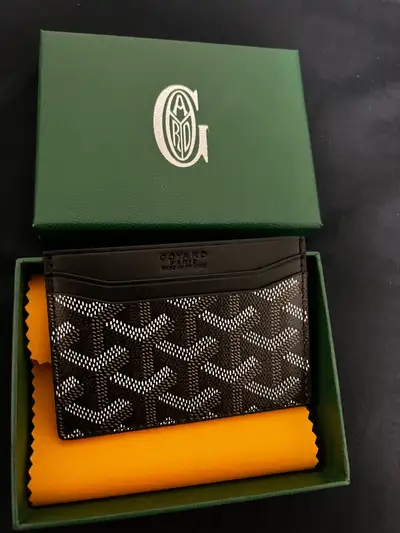 GOYARD - Goyard Paris Card Holder – Black Goyardine, View more