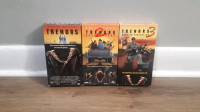 VHS Tremors 1,2,3 Collection Set Movie Horror