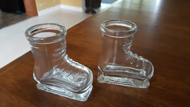 Glass Boot Shot Glasses (2) 1.5 oz. Final Touch63848995915905121