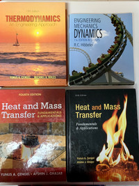 University Textbooks  Heat Mass or Thermodynamics