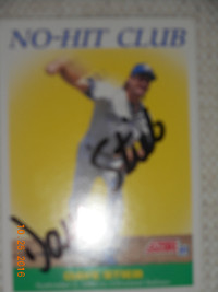 ATTENTION COLLECTORS BLUE JAYS SIGNED CARDS