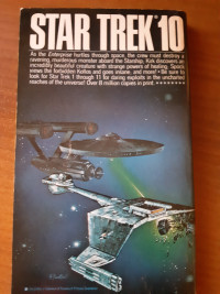 Vintage 1974 Star Trek 10 Collectible Bantam Paperback Book