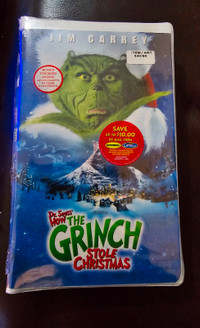 How the Grinch Stole Christmas VHS - SEALED