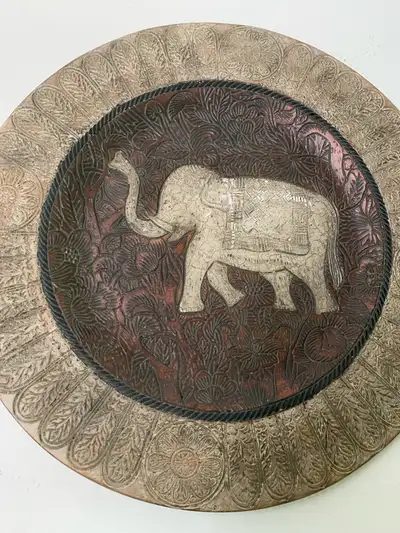 Elephant Decorative Wall Plate, View more