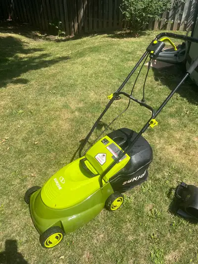 sun Joe lawn mower, View more