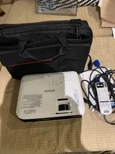 Epson VS240 SVGA 3LCD Projector and carrying case, View more