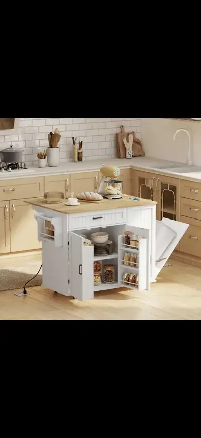 Kitchen Island Cart, Portable Kitchen Island Table, View more