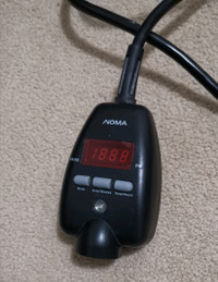 Block heater digital timer with built in cord 