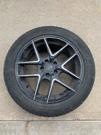 Michelin P215 55 R17 Winter Tires & Rims