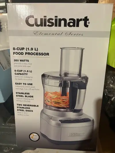 New Cuisinart Elemental 8-Cup (2L) Food Processor  , View more