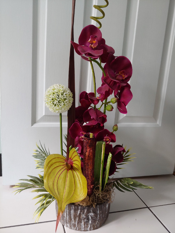 Arrangement de fleurs en soie in Home Décor & Accents in Gatineau - Image 4