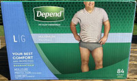 Depend Men’s Underwear 84 count