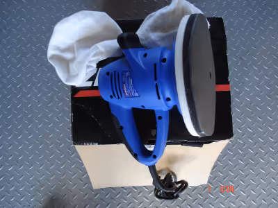 Simoniz 8 inch random orbit polisher. includes 1 terry cloth bonnet, 1 wax applicator bonnet & nylon...