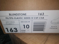 New Blundstone steel toe work boots men 11 